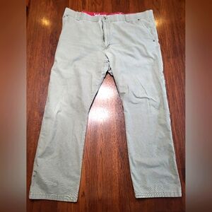 Wrangler Men's Size 44x30 Cotton Tan Grey Outdoor Cargo Casual Pants Plus Size